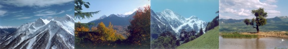 Склоны Кавказских гор